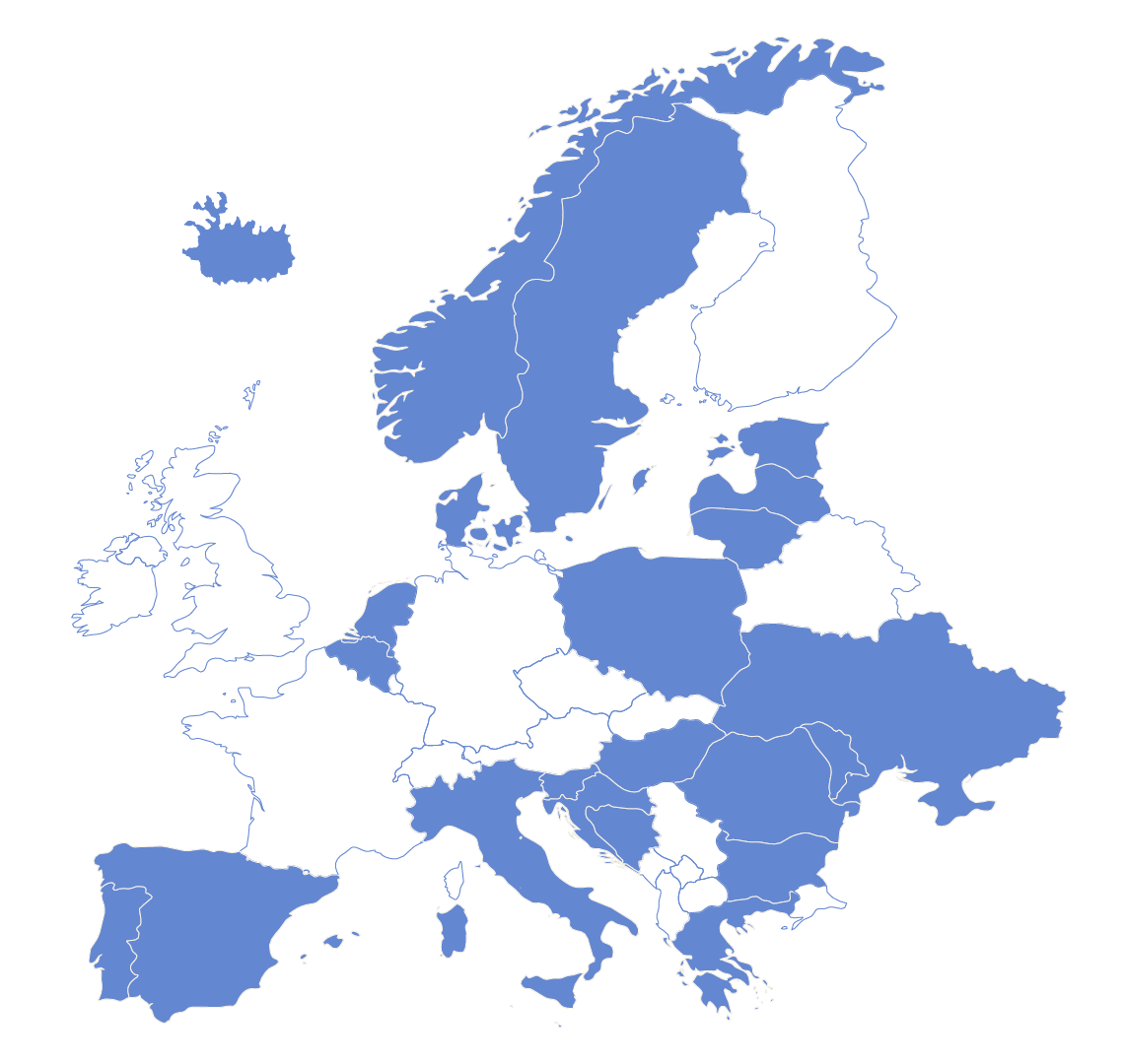 70+ organisations in 23 countries are working together  to strengthen paediatric palliative care in Europe