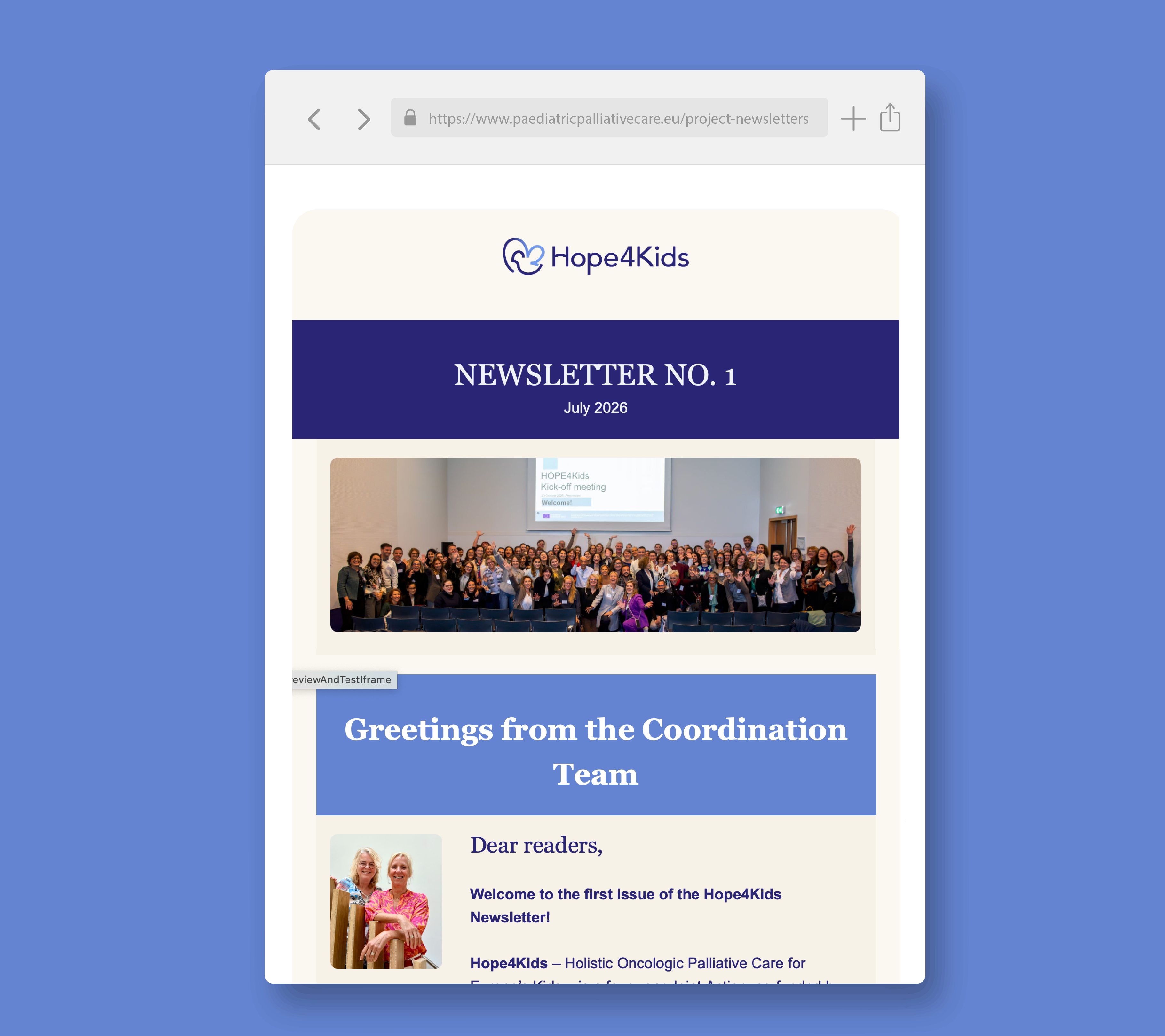 Newsletter NO.1- July 2026