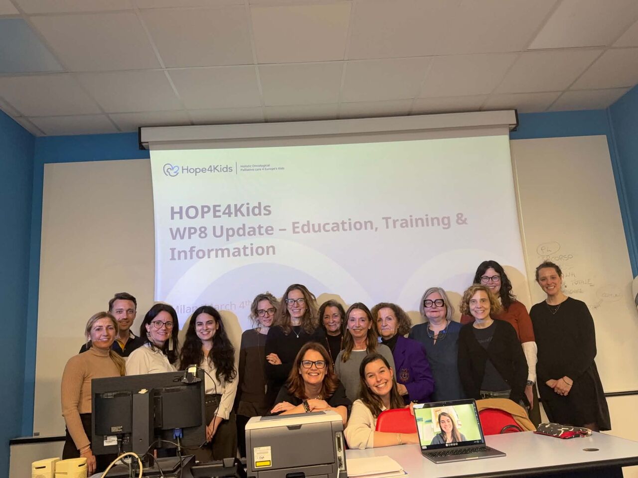 Hope4Kids WP8 Education and Training Meeting in Milan